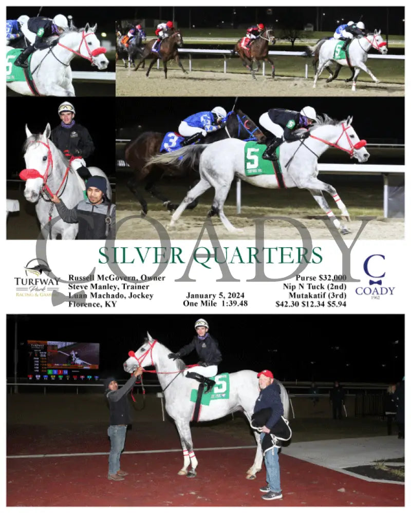 Silver Quarters - 01-05-24 R07 Tp Turfway Park