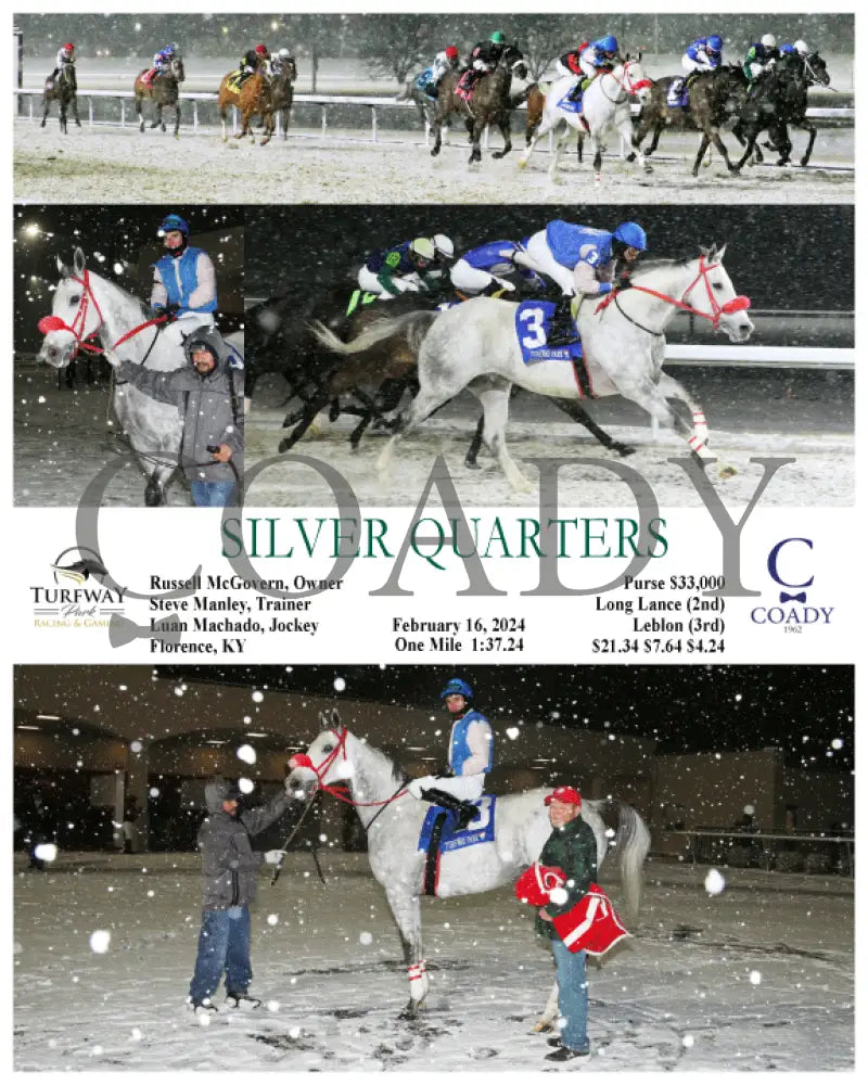 Silver Quarters - 02-16-24 R04 Tp Turfway Park