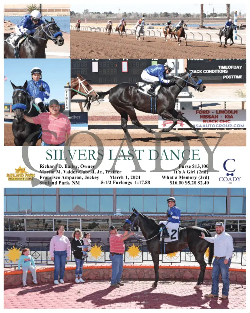 Silvers Last Dance - 03-01-24 R05 Sun Sunland Park