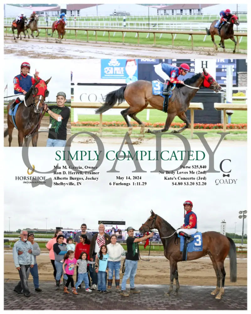 Simply Complicated - 05-14-24 R01 Ind Indiana Grand