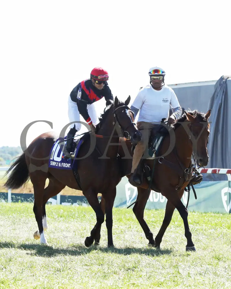 Simply In Front - The Ags Music City Stakes G1 09-07-24 R07 Kd Post Parade 02 Kentucky Downs