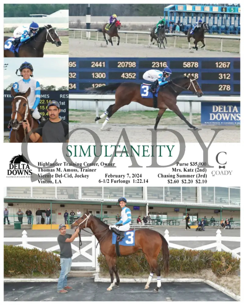 Simultaneity - Saucy Six 02 - 07 - 24 R01 Ded Delta Downs