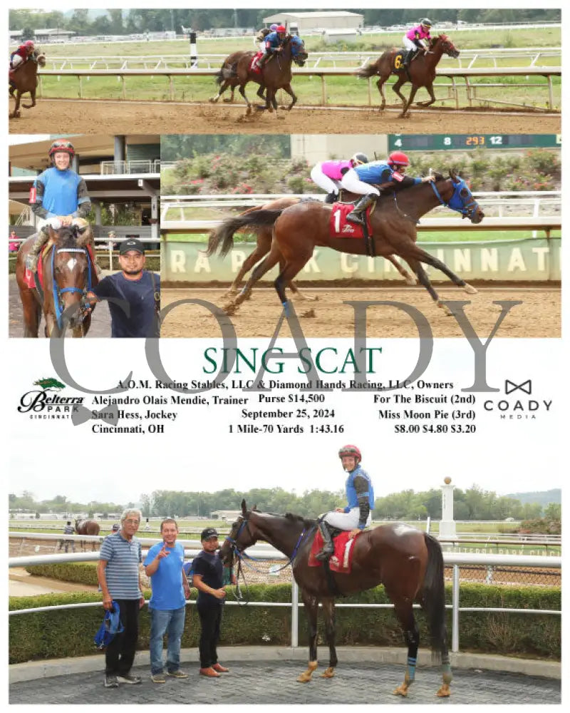 Sing Scat - 092524 Race 01 Btp Belterra Park