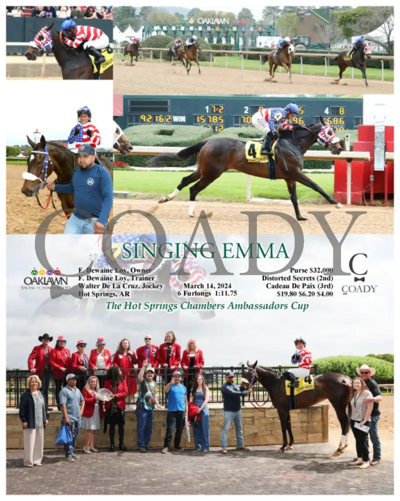 Singing Emma - 03 - 14 - 24 R02 Op Oaklawn Park