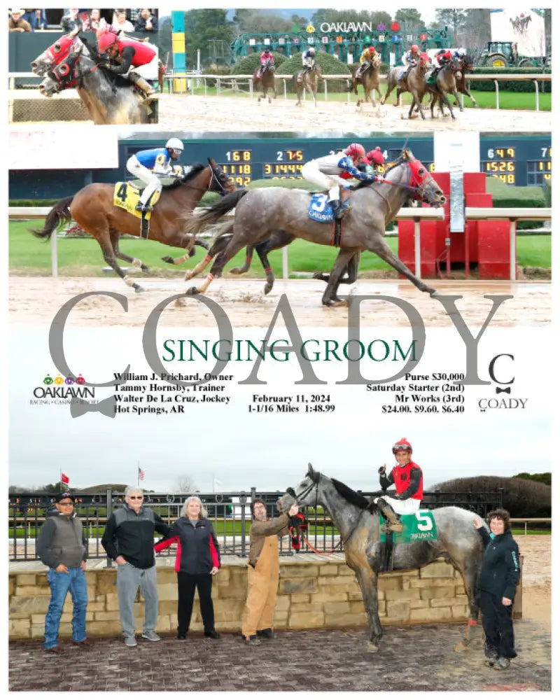 Singing Groom - 02-11-24 R06 Op Oaklawn Park