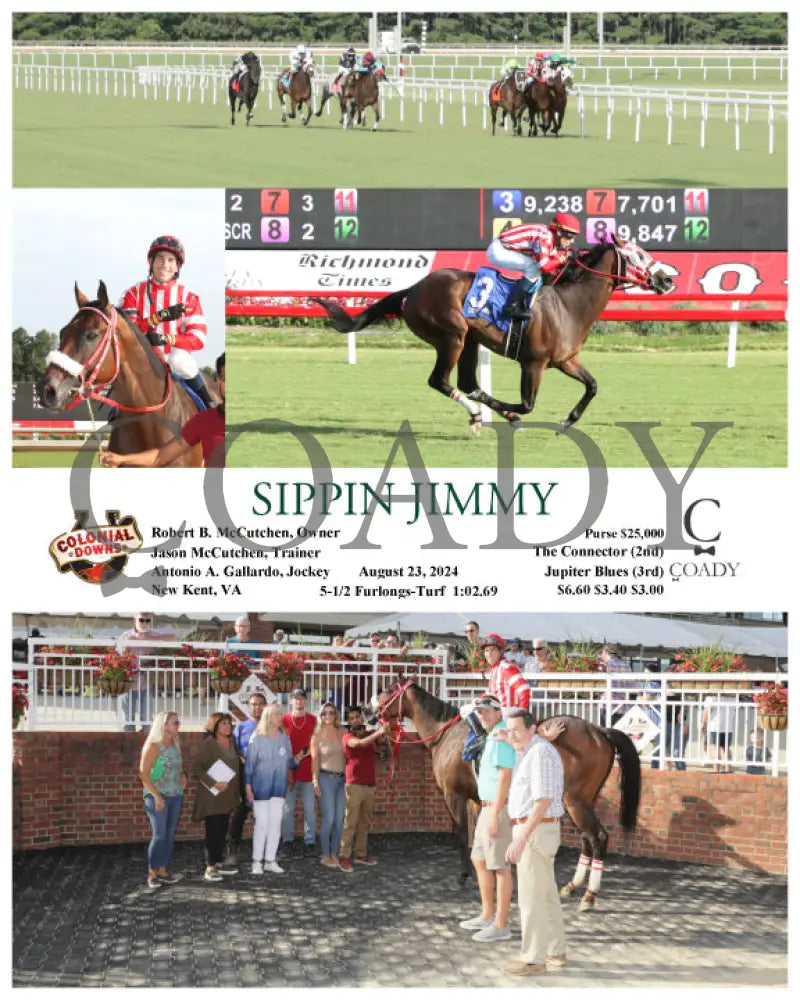 Sippin Jimmy - 08-23-24 R03 Cnl Colonial Downs