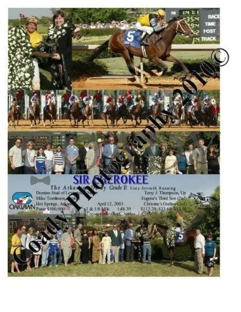 Sir Cherokee - The Arkansas Derby Sixty-Seventh R Oaklawn Park