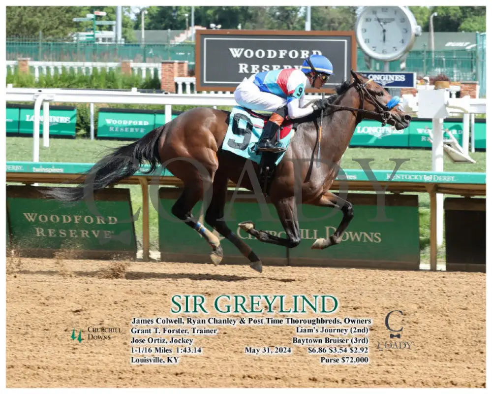 Sir Greylind - 05-31-24 R09 Cd Action Churchill Downs