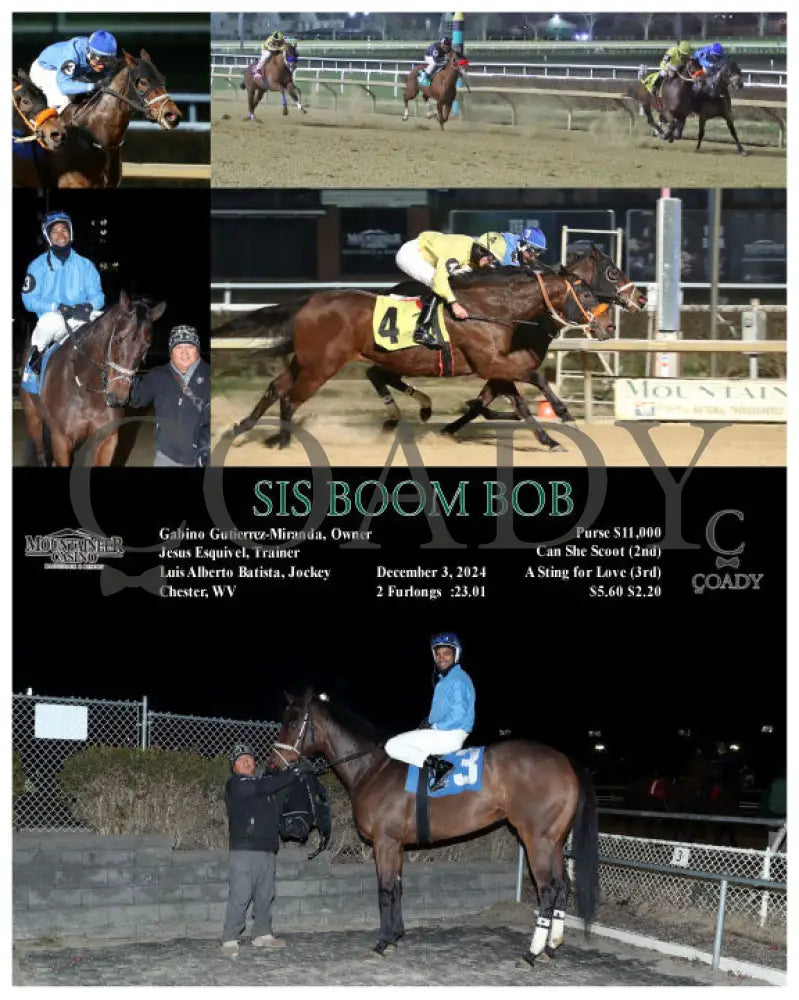 Sis Boom Bob - 12-03-24 R06 Mnr Mountaineer Park