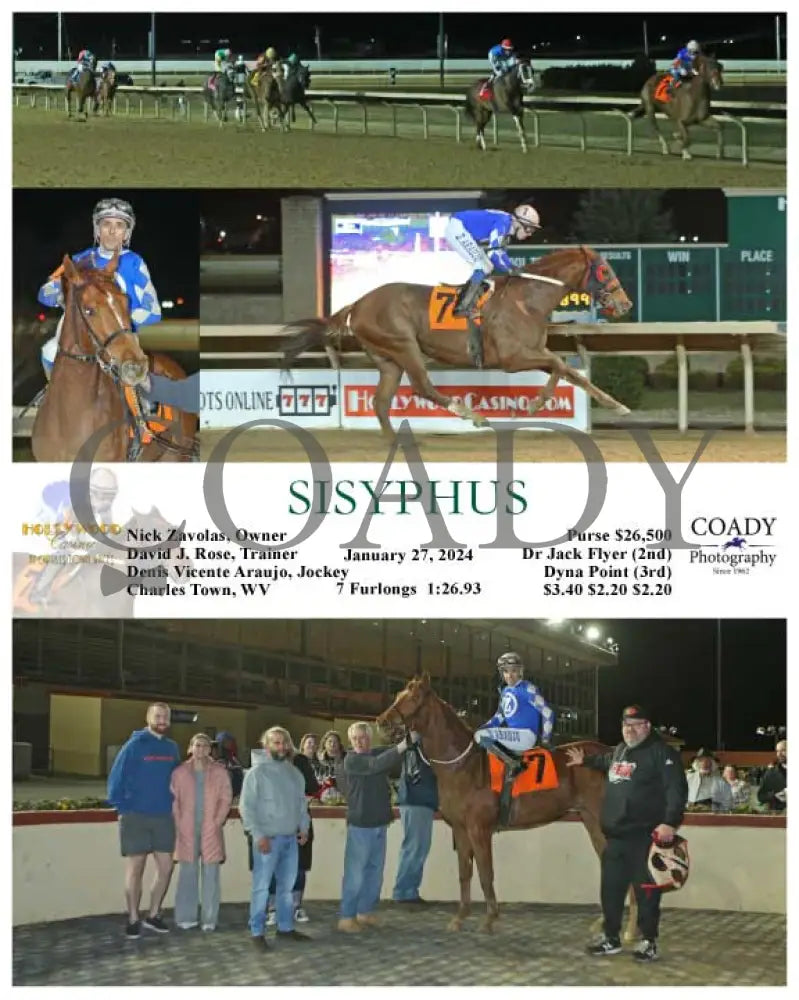 Sisyphus - 01-27-24 R04 Ct Hollywood Casino At Charles Town Races