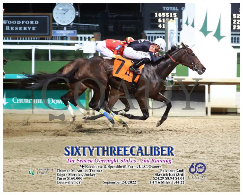 Sixtythreecaliber - The Seneca Overnight Stakes 2Nd Running 09-24-22 R07 Cd Action 01 Churchill