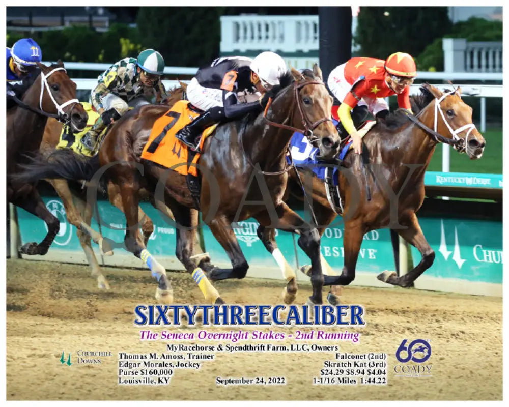 Sixtythreecaliber - The Seneca Overnight Stakes 2Nd Running 09-24-22 R07 Cd Action 03 Churchill