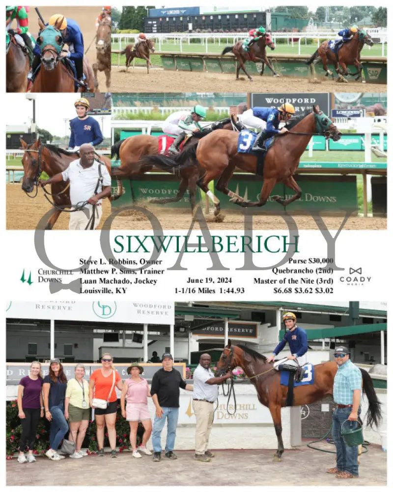 Sixwillberich - 06-19-24 R01 Cd Churchill Downs