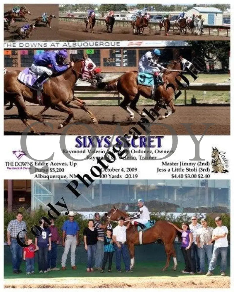 Sixys Secret - 10 4 2009 Downs At Albuquerque