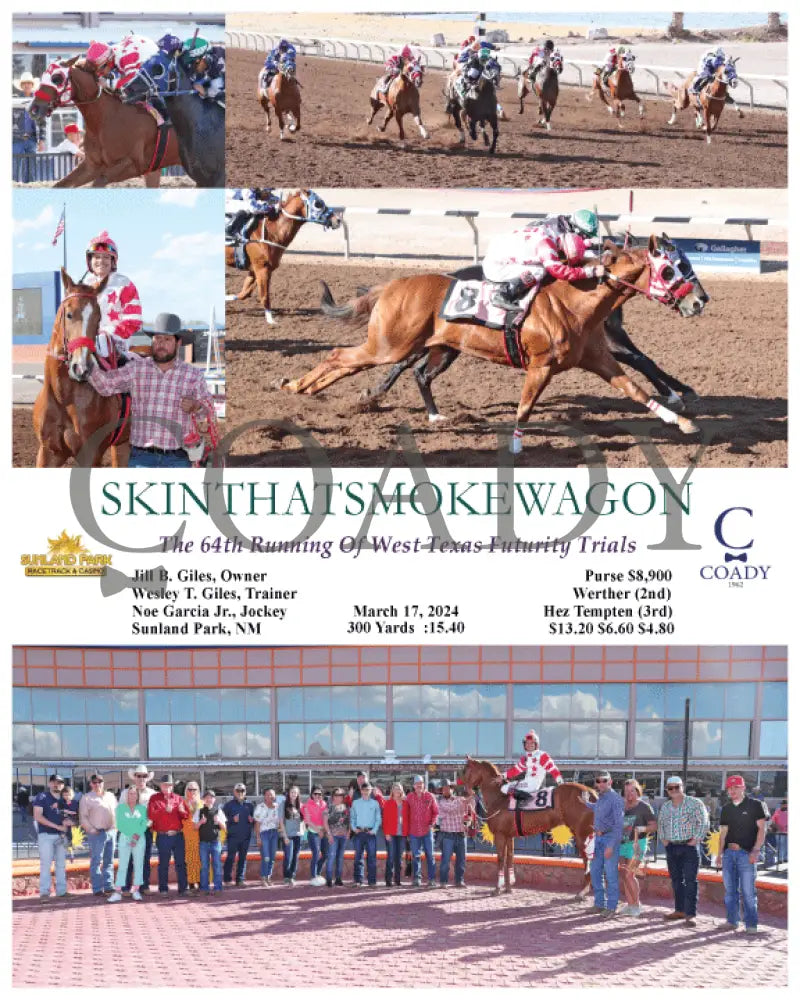 Skinthatsmokewagon - The 64Th Running Of West Texas Futurity Trials 03 - 17 - 24 R11 Sun Sunland