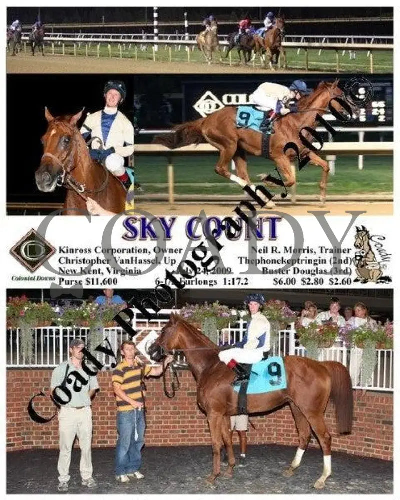 Sky Count - 7 24 2009 Colonial Downs