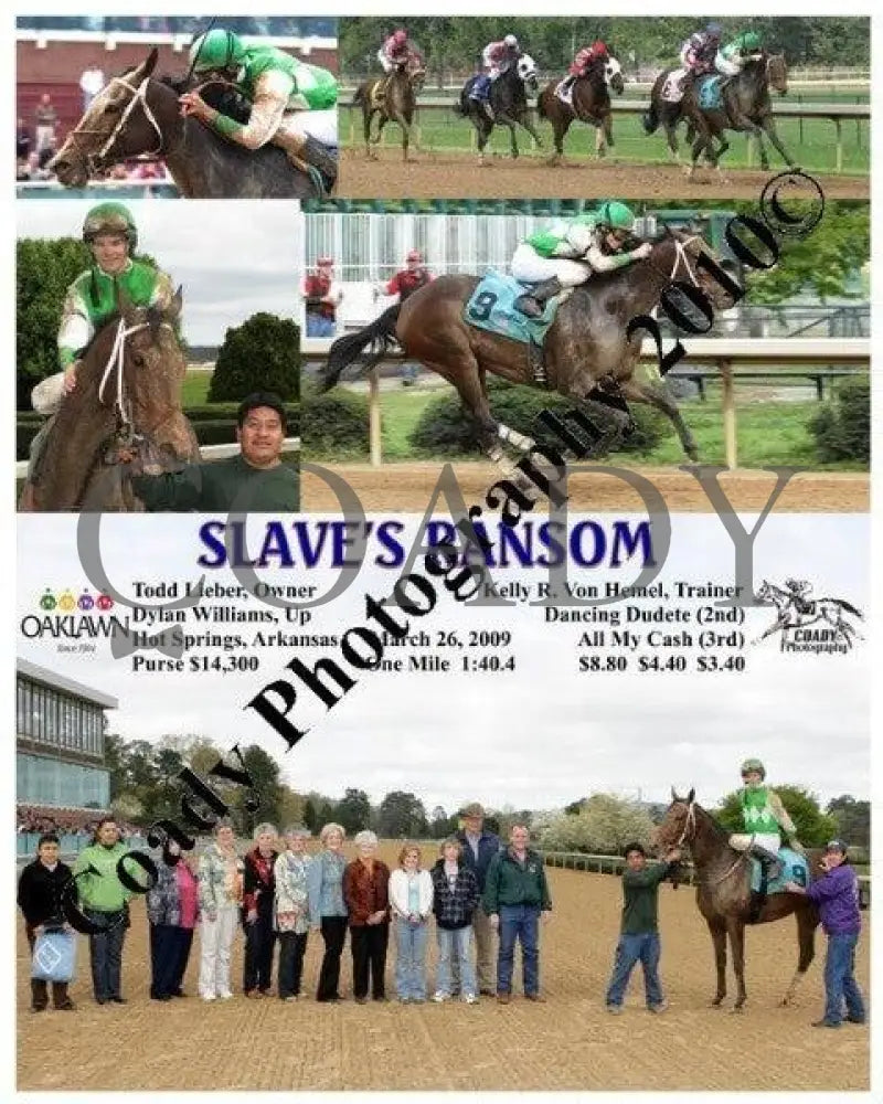 Slave S Ransom - 3 26 2009 Oaklawn Park