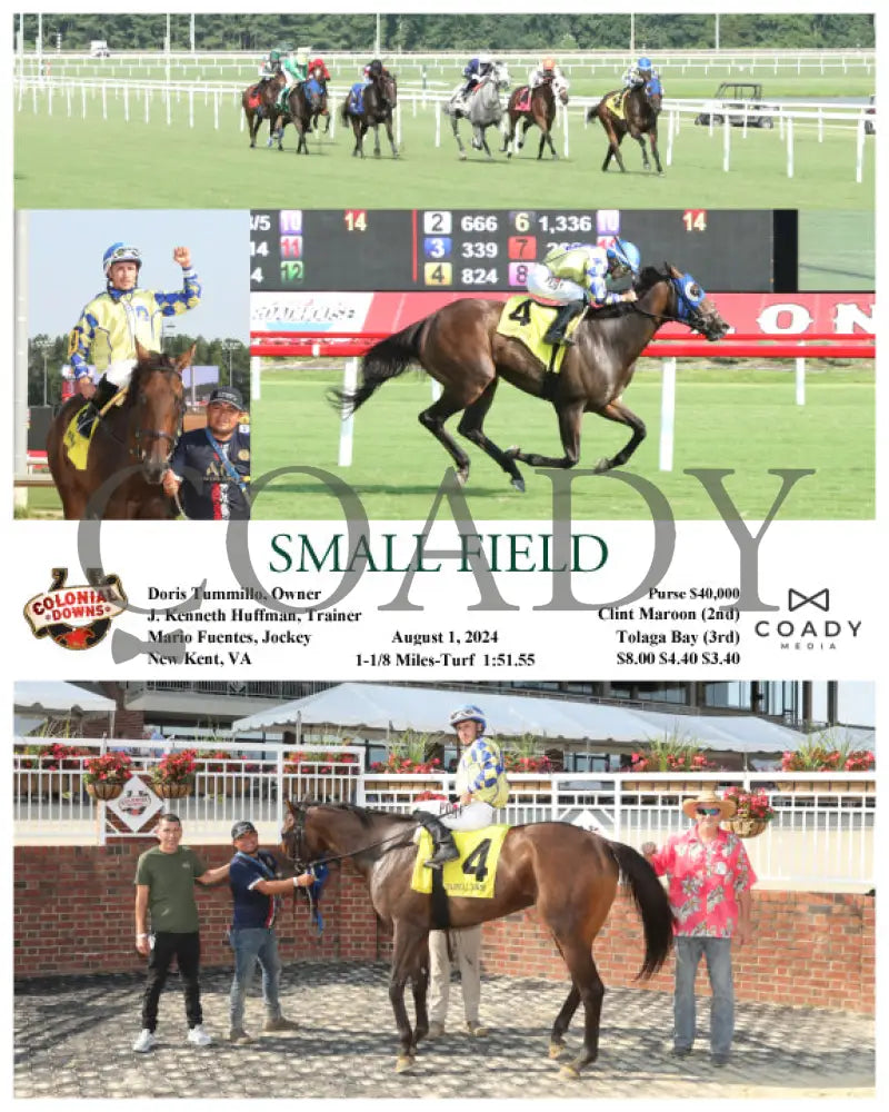 Small Field - 08-01-24 R10 Cnl Colonial Downs