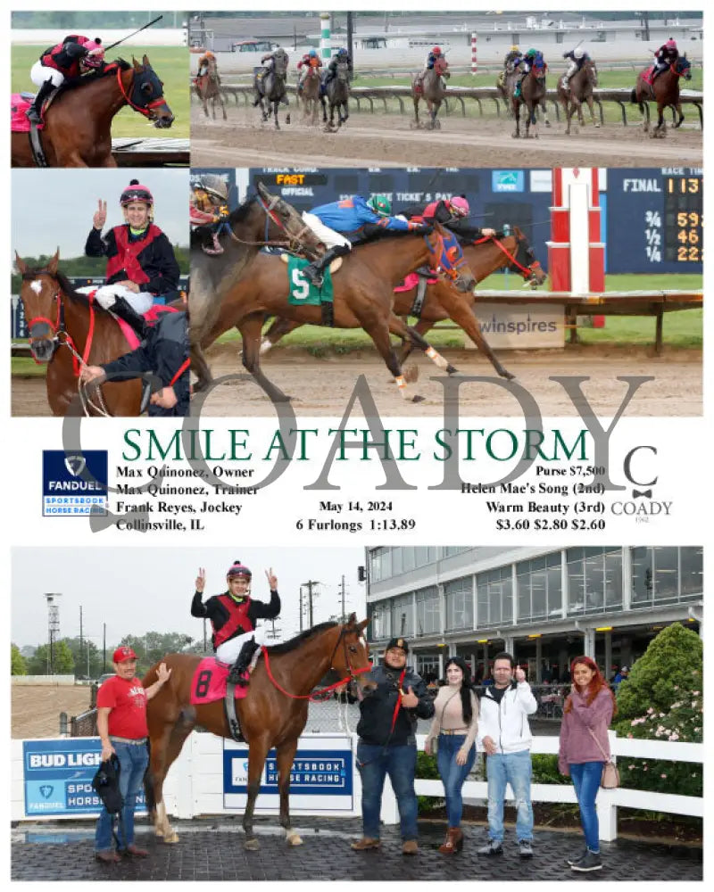 Smile At The Storm - 05-14-24 R05 Fan Fanduel Sportsbook Horse Racing