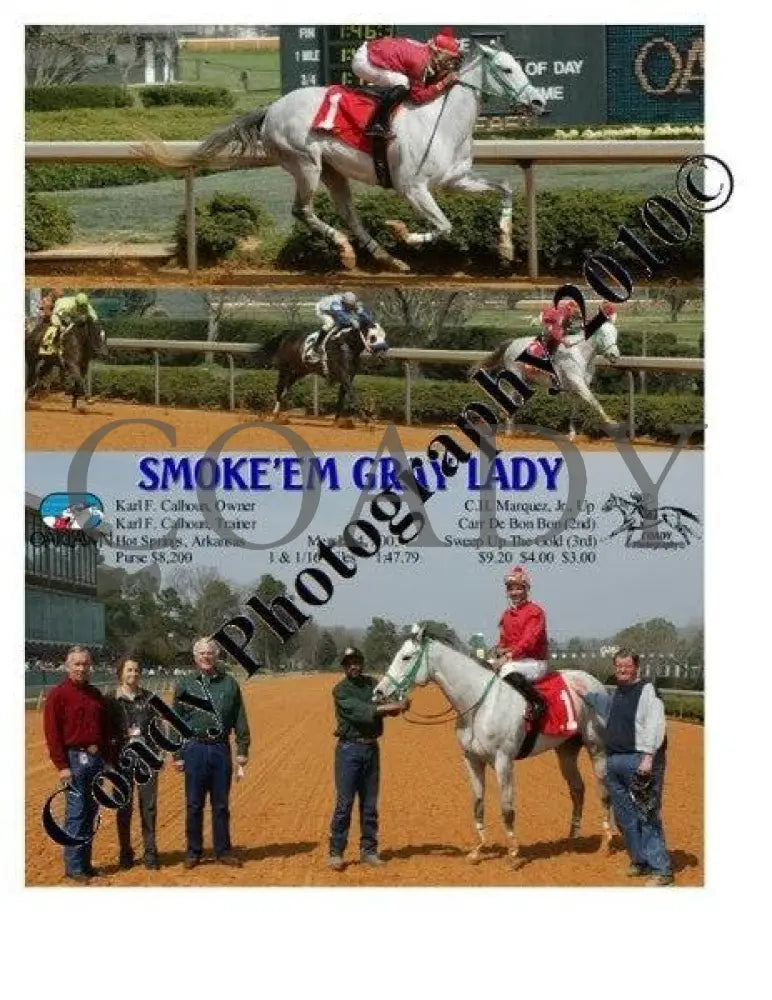 Smoke Em Gray Lady - 3 14 2003 Oaklawn Park