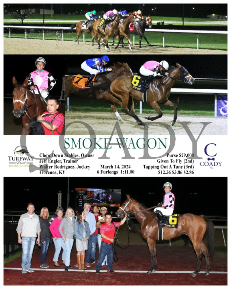 Smoke Wagon - 03 - 14 - 24 R06 Tp Turfway Park