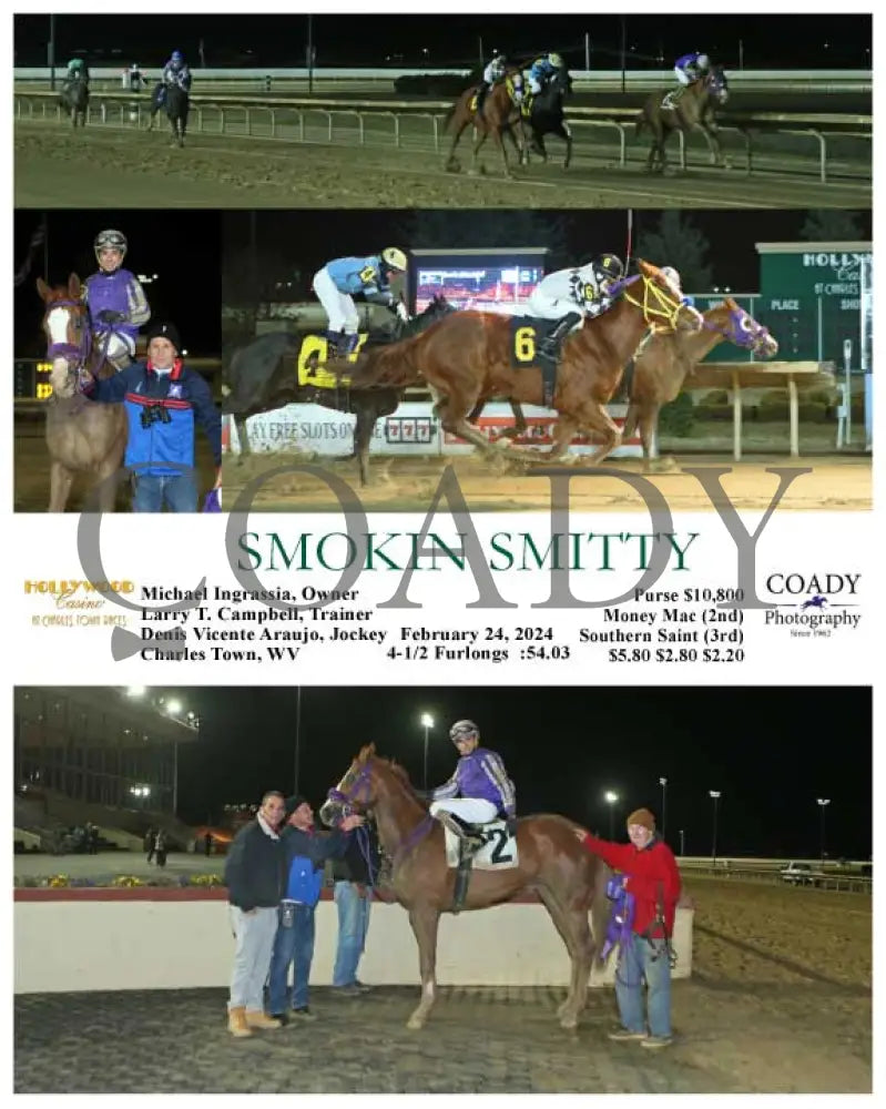 Smokin Smitty - 02-24-24 R03 Ct Hollywood Casino At Charles Town Races