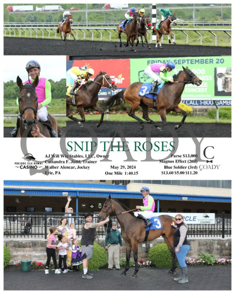 Snip The Roses - 05-29-24 R02 Pid Presque Isle Downs