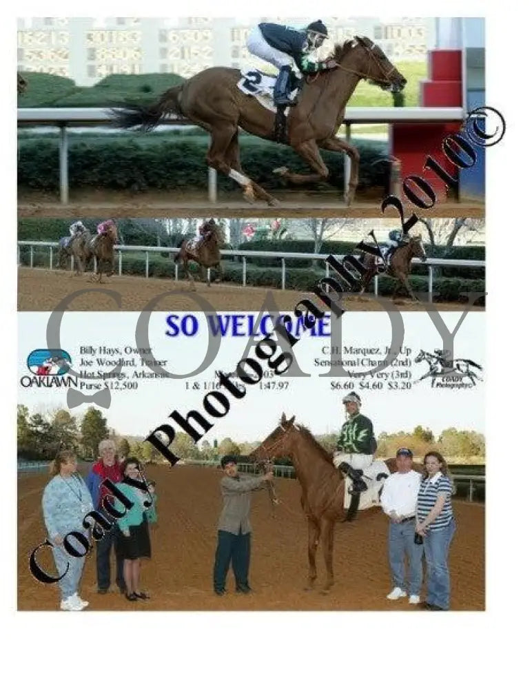 So Welcome - 3 20 2003 Oaklawn Park