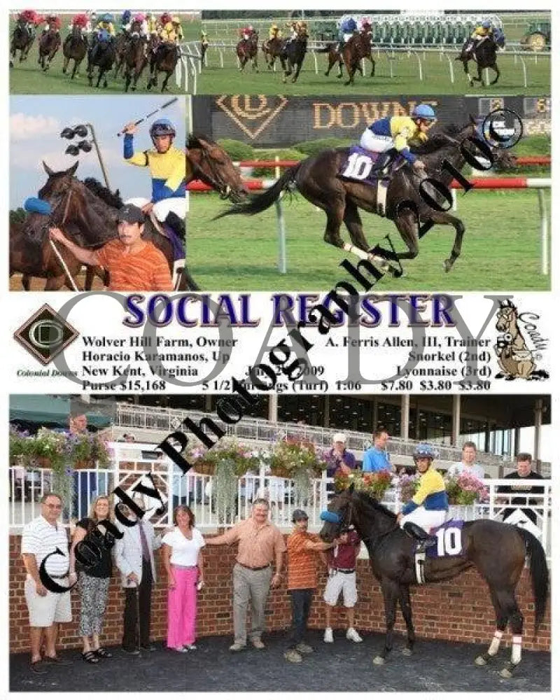 Social Register - 7 24 2009 Colonial Downs