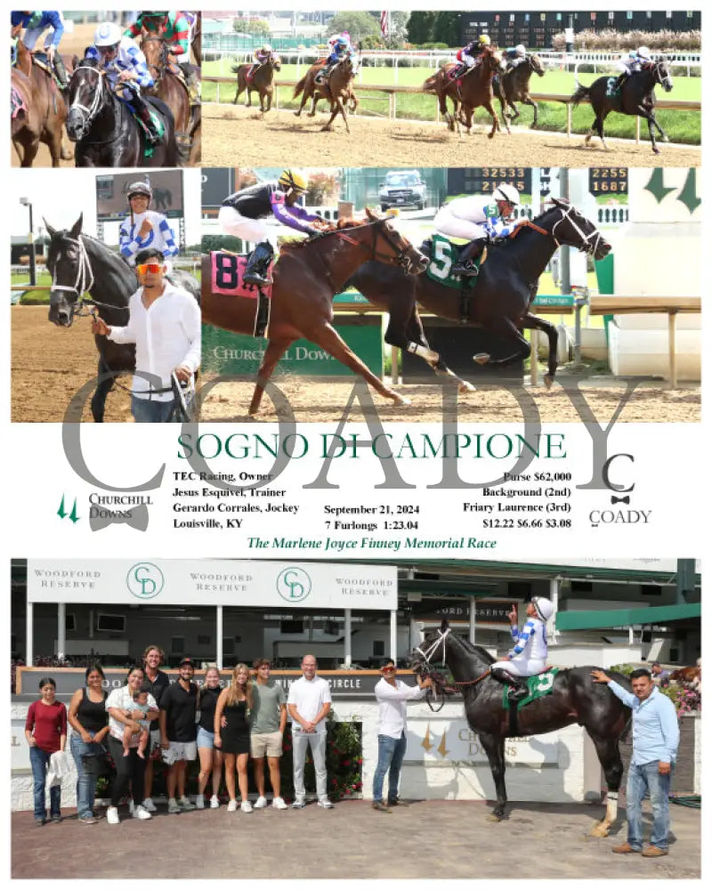 Sogno Di Campione - 09-21-24 R03 Cd Churchill Downs