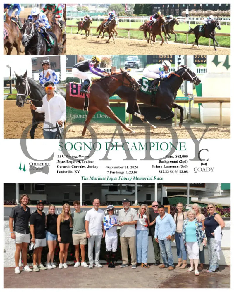 Sogno Di Campione - 09-21-24 R03 Cd Group Churchill Downs