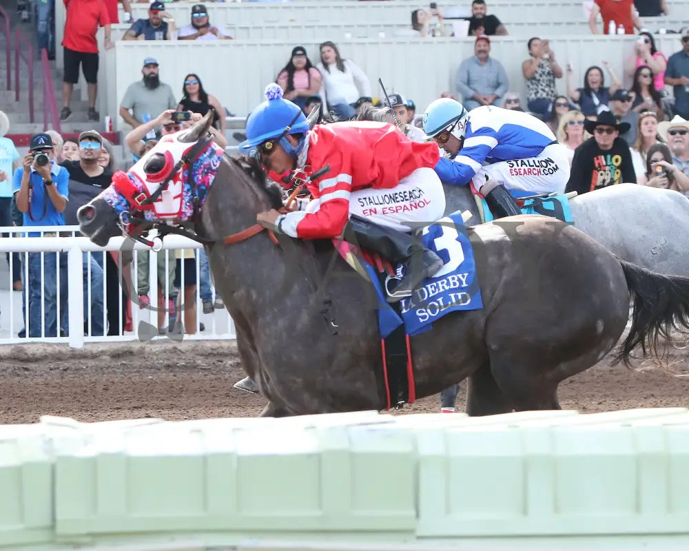 Solid - Zia Quarter Horse Derby G2 07-27-24 R10 The Downs At Albuquerque Inside Finish