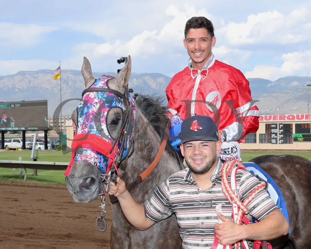 Solid - Zia Quarter Horse Derby G2 07-27-24 R10 The Downs At Albuquerque Return Shot 2