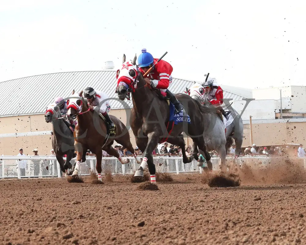 Solid - Zia Quarter Horse Derby G2 07-27-24 R10 The Downs At Albuquerque Under Rail