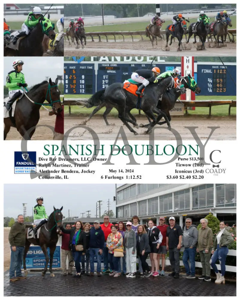 Spanish Doubloon - 05-14-24 R06 Fan Fanduel Sportsbook Horse Racing