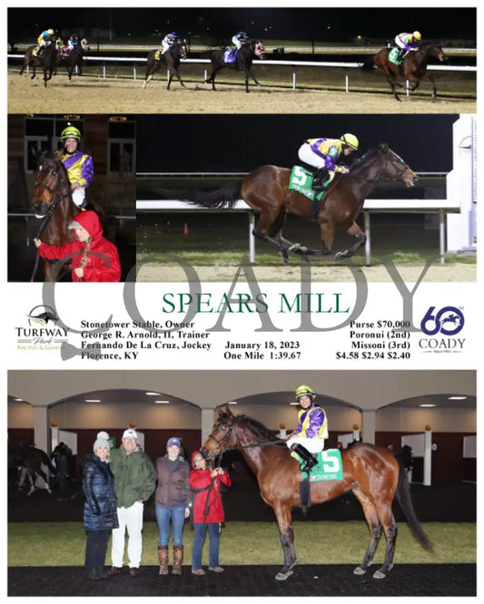 Spears Mill - 01-18-23 R04 Tp Turfway Park