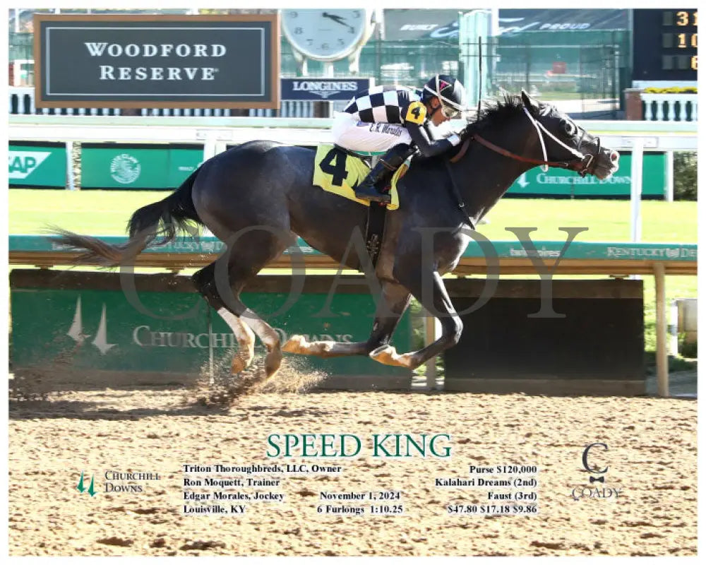 Speed King - 11-01-24 R05 Cd Action Churchill Downs