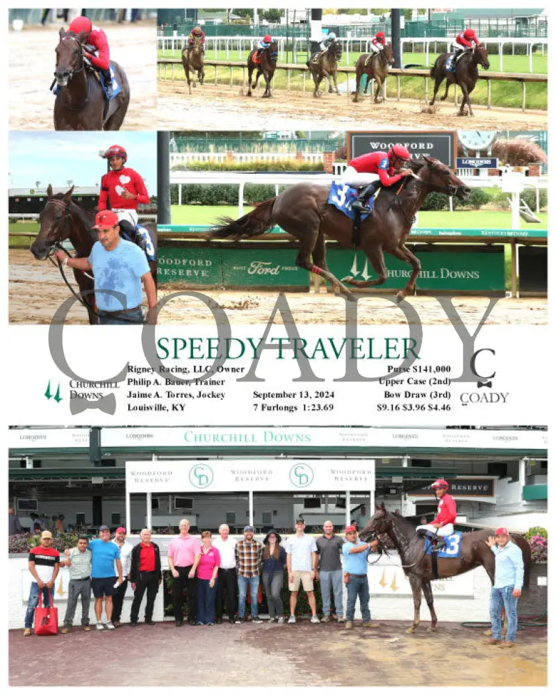 Speedy Traveler - 09-13-24 R09 Cd Churchill Downs