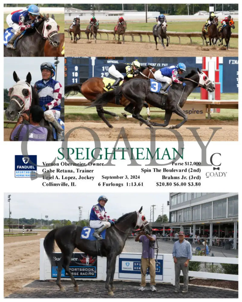 Speightieman - 09-03-24 R03 Fan Fanduel Sportsbook Horse Racing