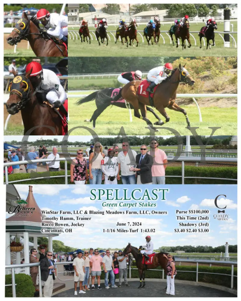 Spellcast - Green Carpet Stakes 06-07-24 R08 Btp Belterra Park