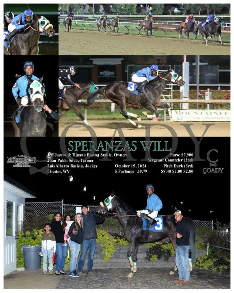 Speranzas Will - 10-15-24 R03 Mnr Mountaineer Park