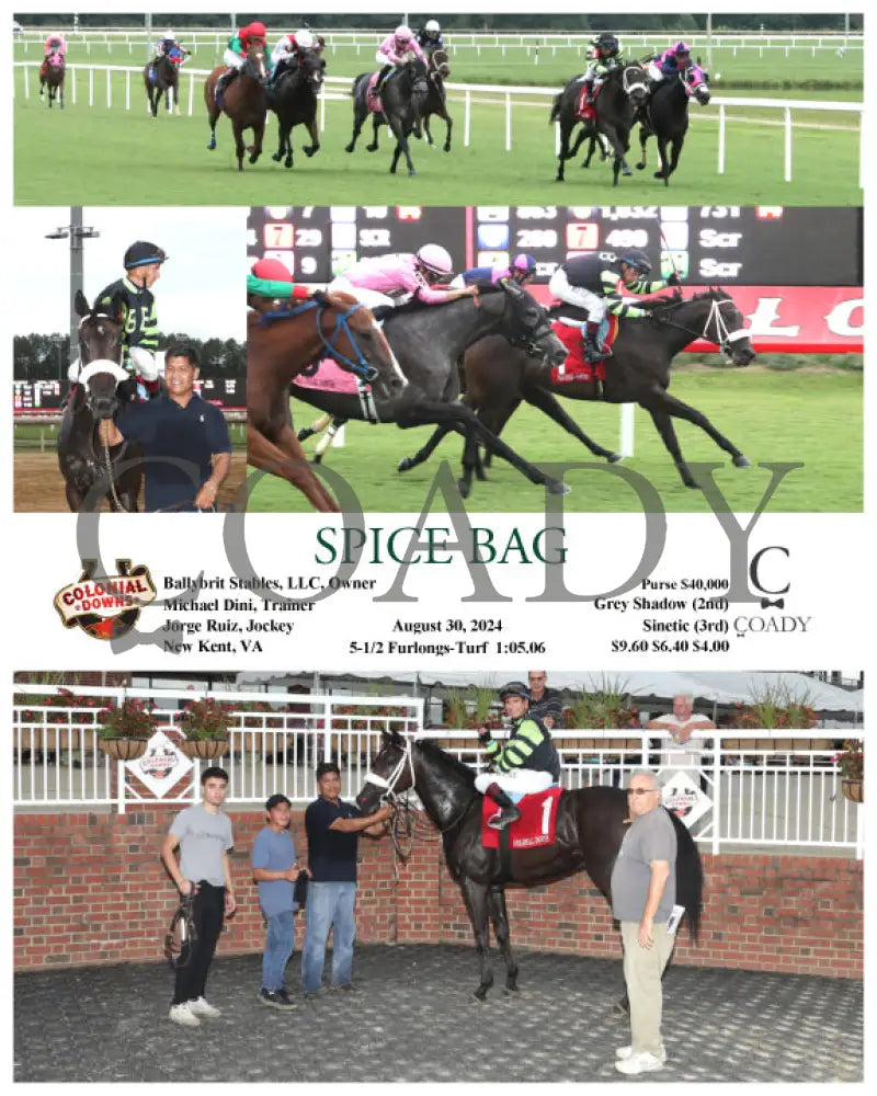 Spice Bag - 08-30-24 R05 Cnl Colonial Downs