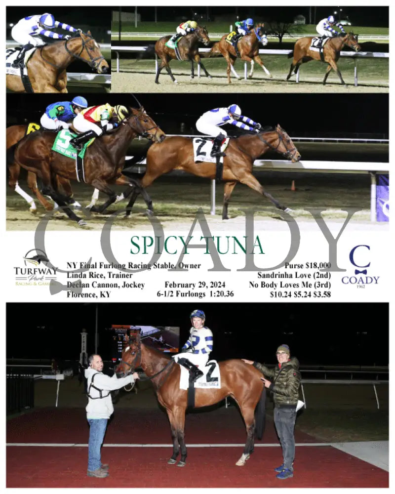 Spicy Tuna - 02-29-24 R04 Tp Turfway Park