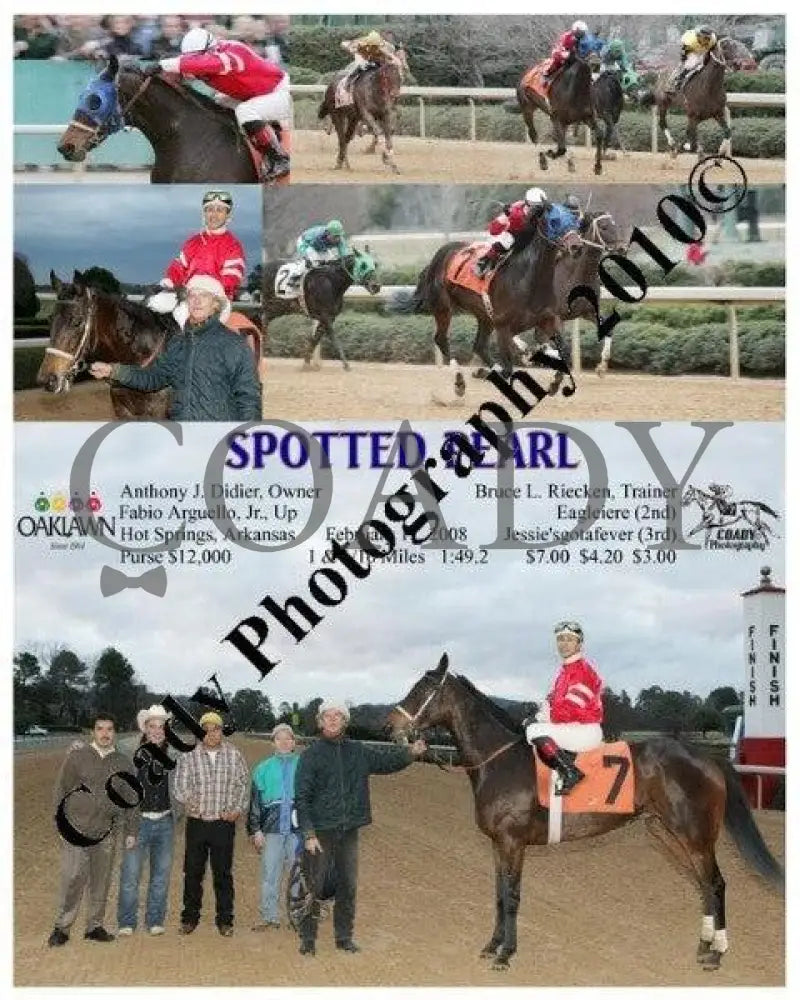 Spotted Pearl - 2 17 2008 Oaklawn Park