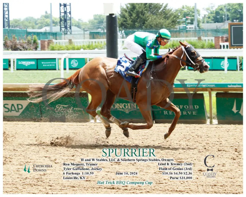 Spurrier - 06-14-24 R03 Cd Action Churchill Downs