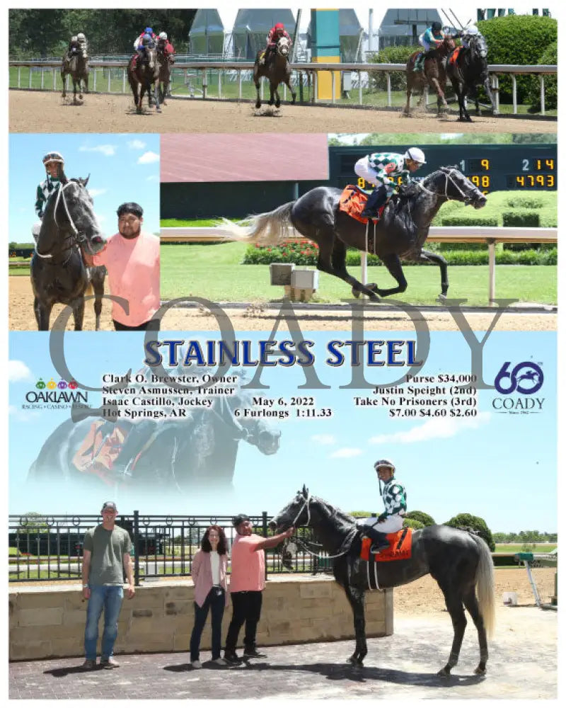 Stainless Steel - 05-06-22 R02 Op Oaklawn Park