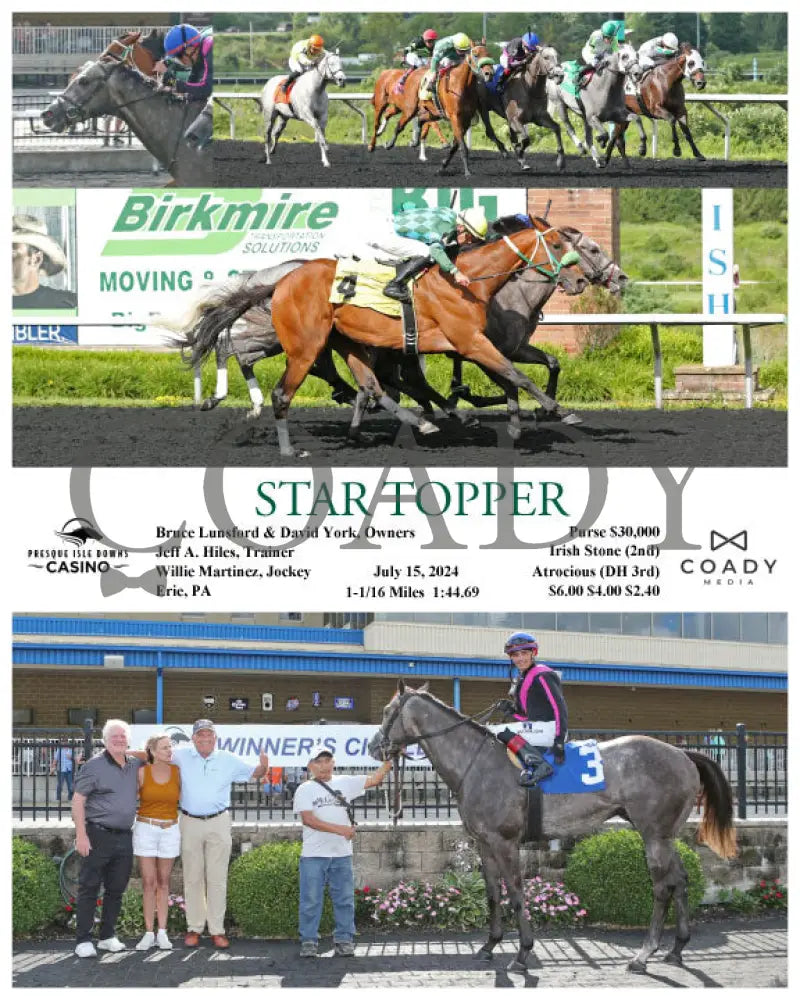 Star Topper - 07-15-24 R06 Pid Presque Isle Downs