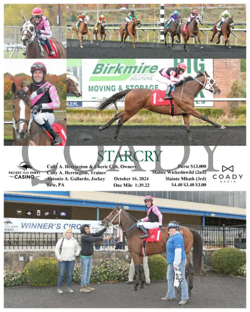 Starcry - 10-16-24 R04 Pid Presque Isle Downs