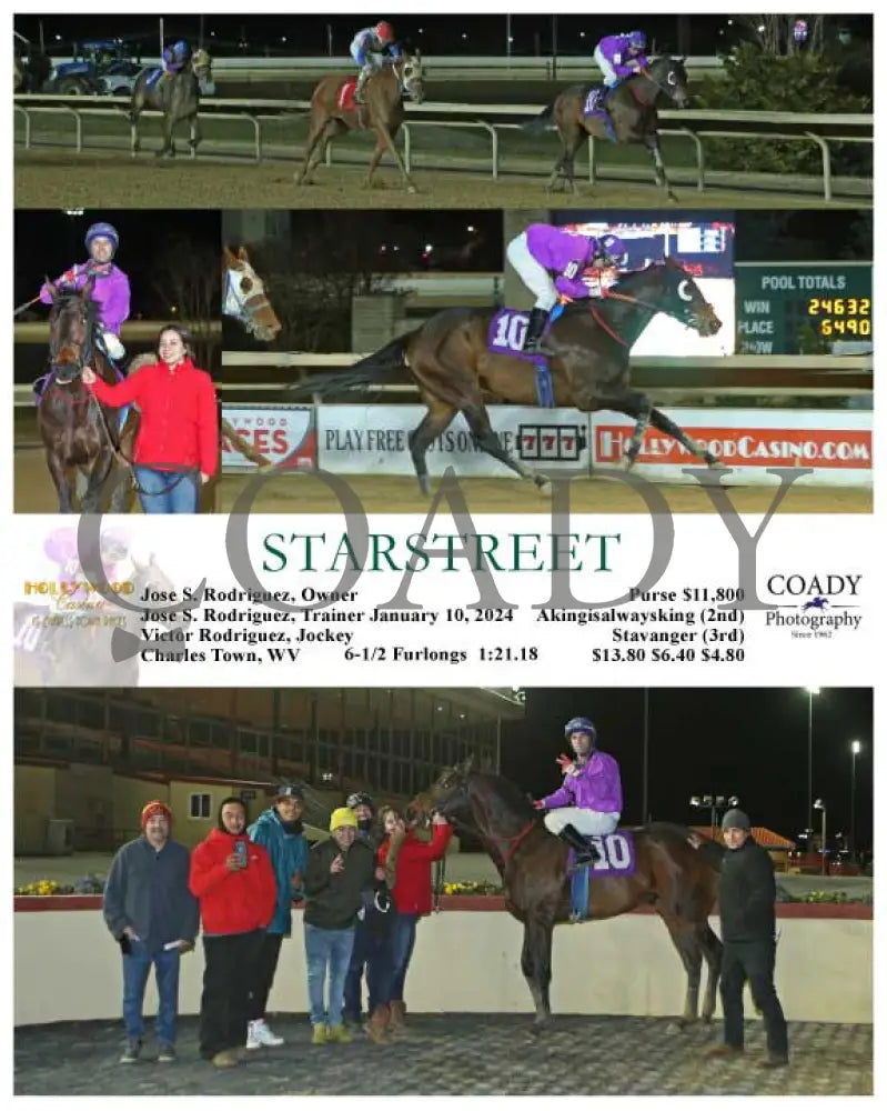 Starstreet - 01-10-24 R08 Ct Hollywood Casino At Charles Town Races