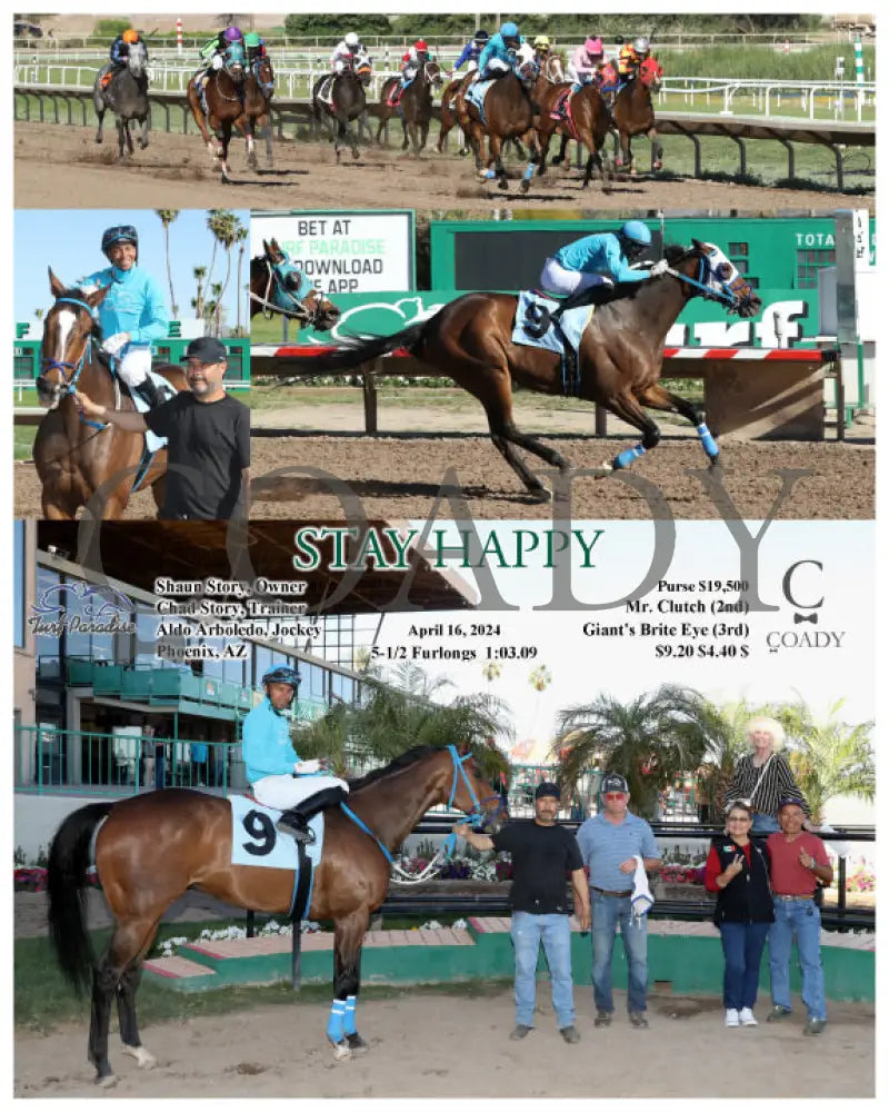 Stay Happy - 04 - 16 - 24 R07 Tup Turf Paradise